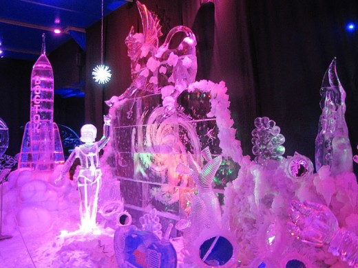 Ежегодные и круглогодичные выставки ледяных скульптур в Москве