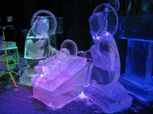 Ежегодные и круглогодичные выставки ледяных скульптур в Москве