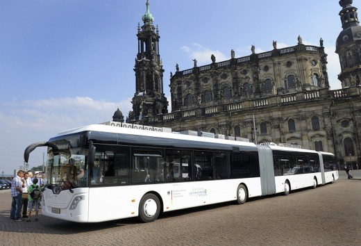 По улицам Дрездена поедет самый длинный автобус в мире