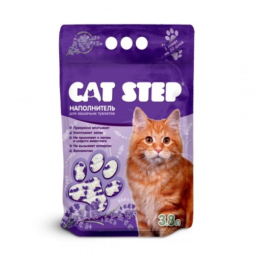  «АММА» презентует новый наполнитель «Лаванда» линейки CAT STEP™
