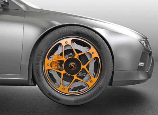 Впервые компания Continental представляет инновационную концепцию колес и тормозов для электромобилей