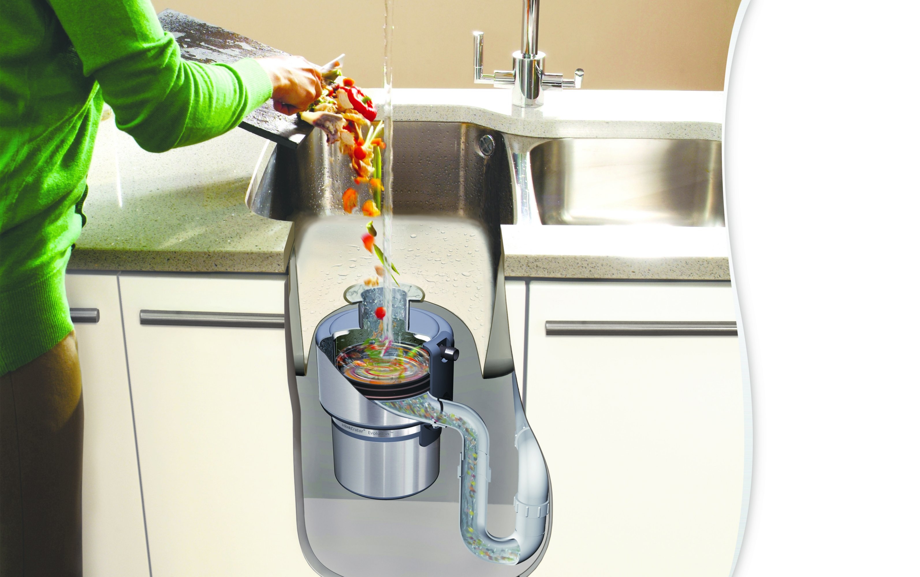 Кухонный диспоузер – лучшее средство для утилизации пищевых отходов .