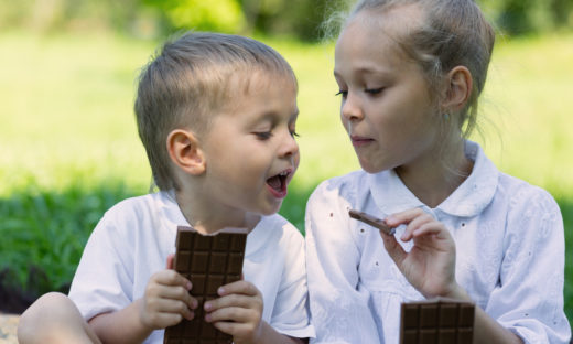 Детство и всемирный день шоколада