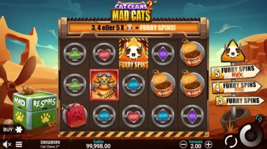Погрузитесь в безумное будущее с Cat Clans 2 - Mad Cats с казино Максслотс