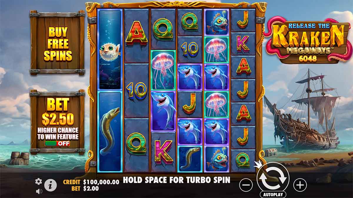 Petualangan slot release the kraken megaways