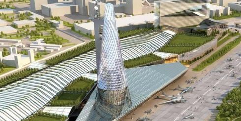 ТРЦ «Авиапарк» украсят флагштоки