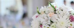 Украшение свадьбы живыми цветами