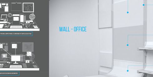 Польская студентка создала офис в стене