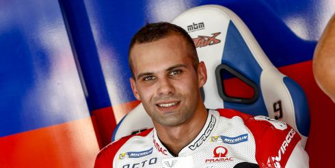 Владимир Леонов познакомился с мотоциклом команды MotoGP – OCTO Pramac Yakhnich!