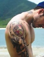 Как выбрать мужскую татуировку на плечо