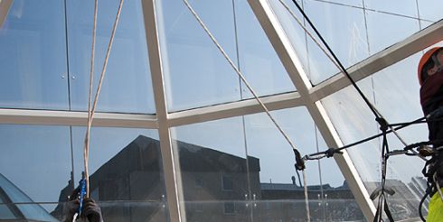 Удаление пыли с металлоконструкций