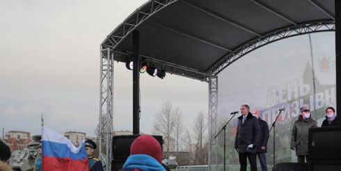 Михаил Романов напутствовал призывников спортивной роты перед отправкой в ряды Вооруженных Сил