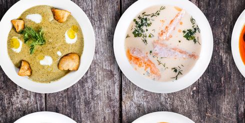 Суп как первое блюдо и как правильно сочетать его с пиццей или роллами