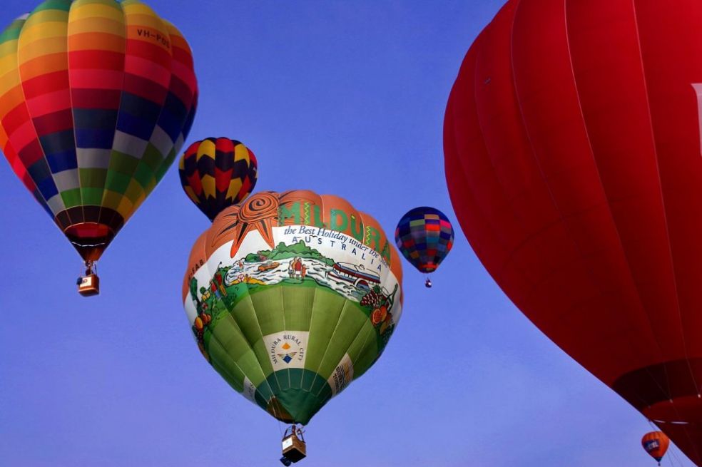 Фестиваль воздушных шаров в Новой Зеландии