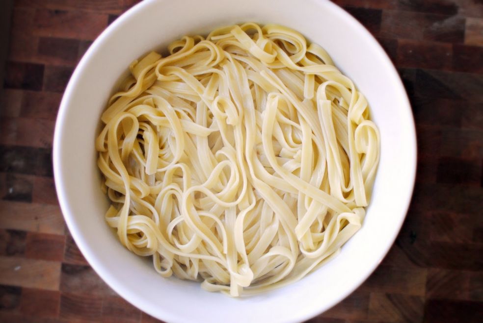 Спагетти с тунцом фото-рецепт